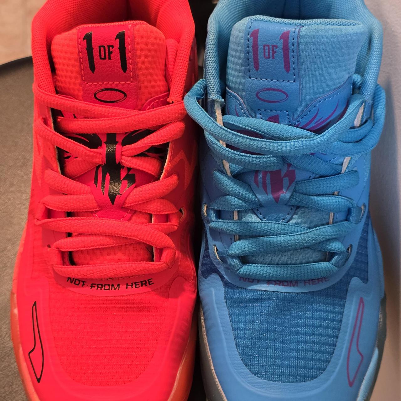 Puma lamelo Ball mb 0.1 multi color shoe. 6y(gs).Big Kids/Women. PRE-OWNED