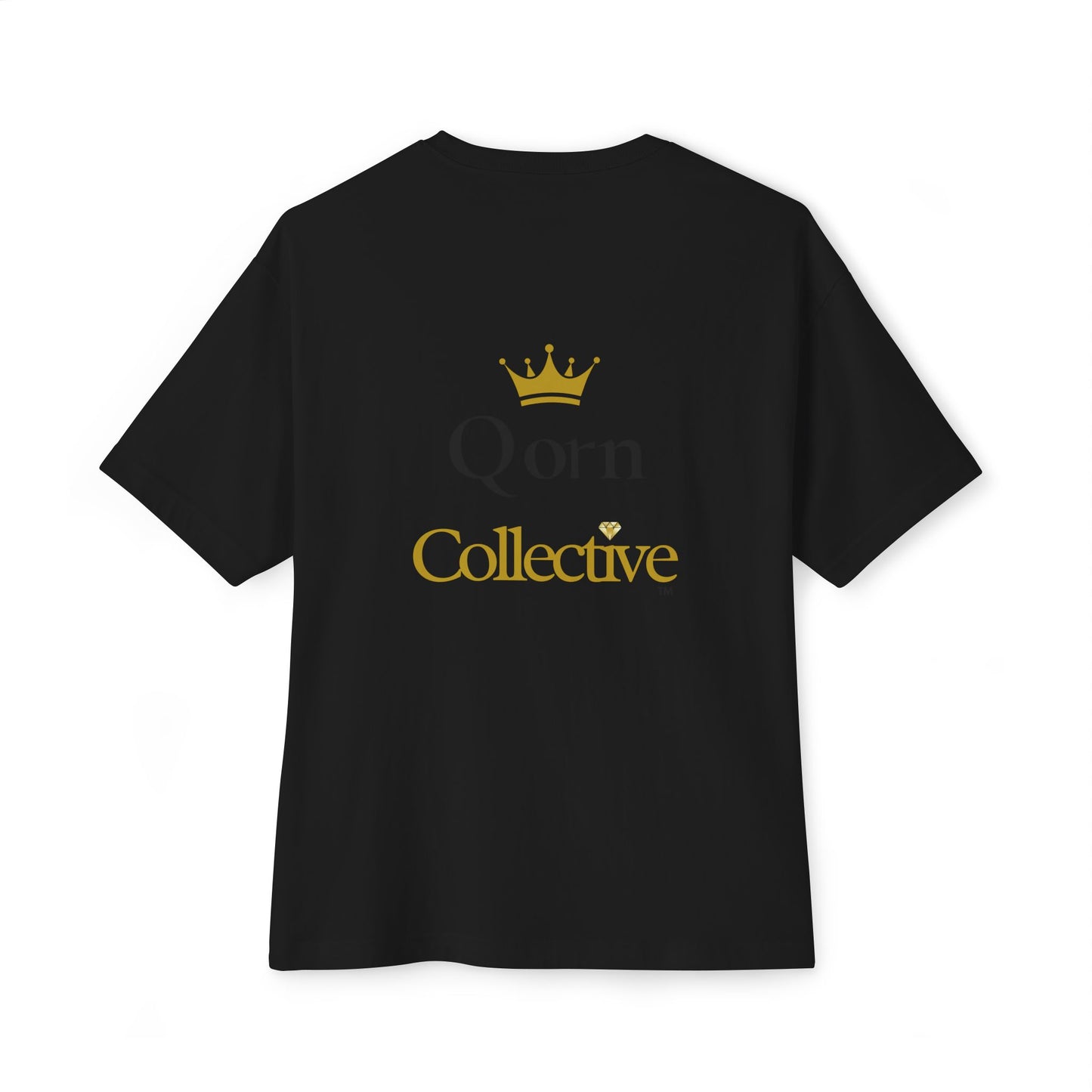 Qorn Collective Crown Tee — Oversized Boxy Graphic T-Shirt