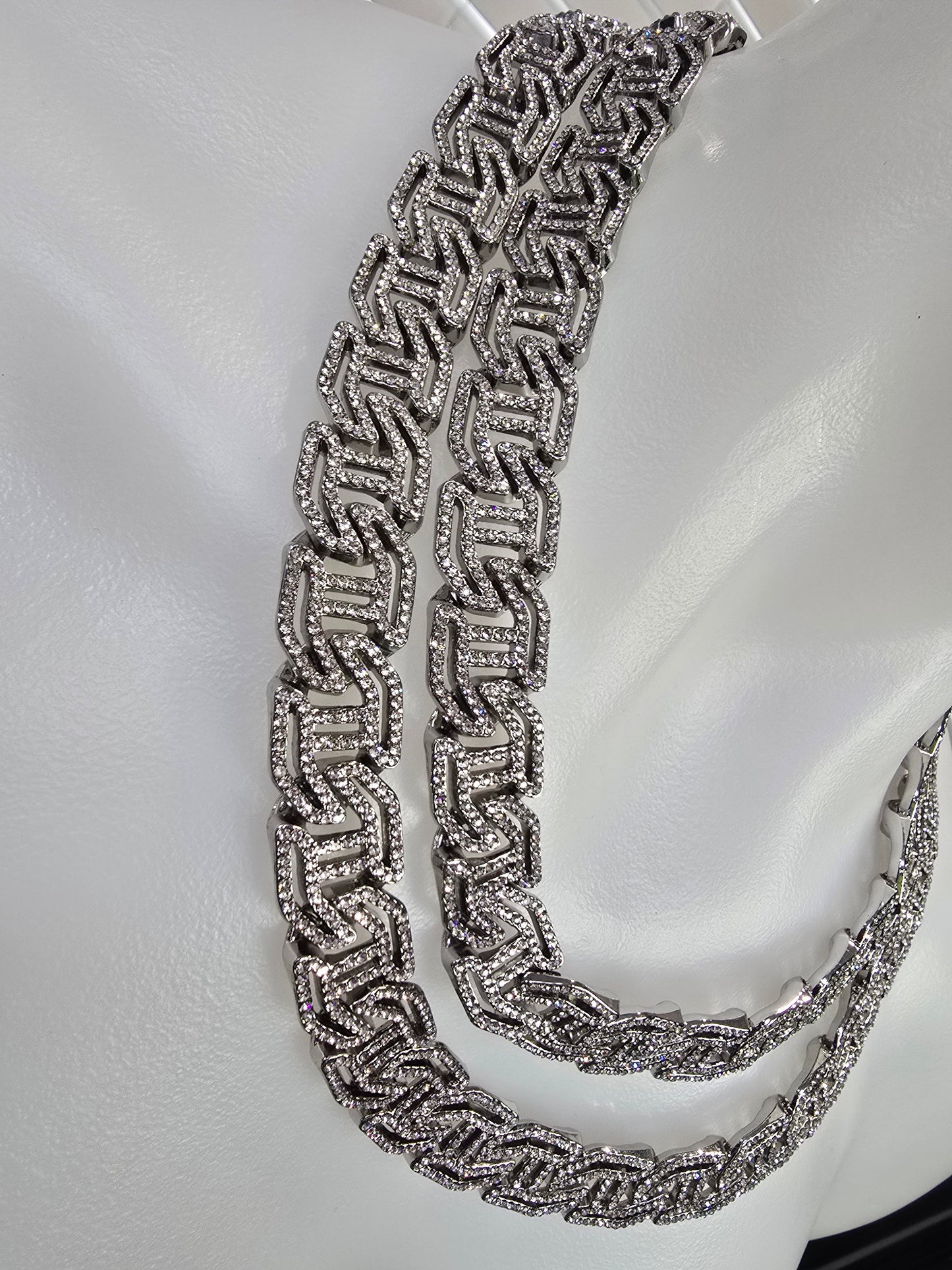 Glacier King 15mm vvs cz chain 20inch
