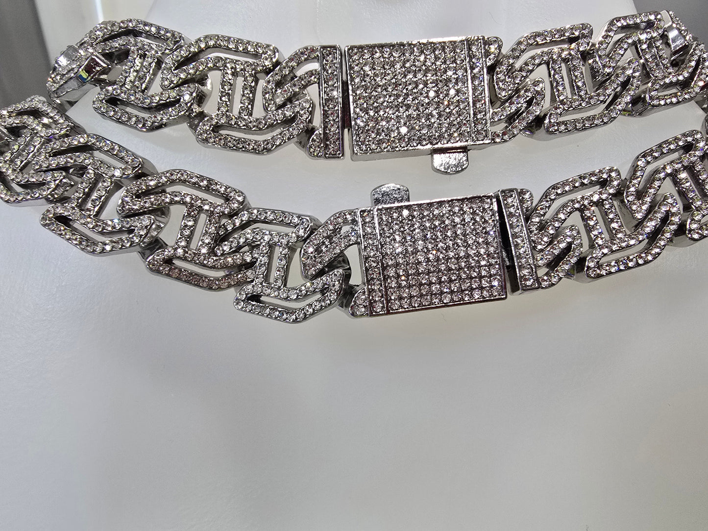 Glacier King 15mm vvs cz chain 20inch