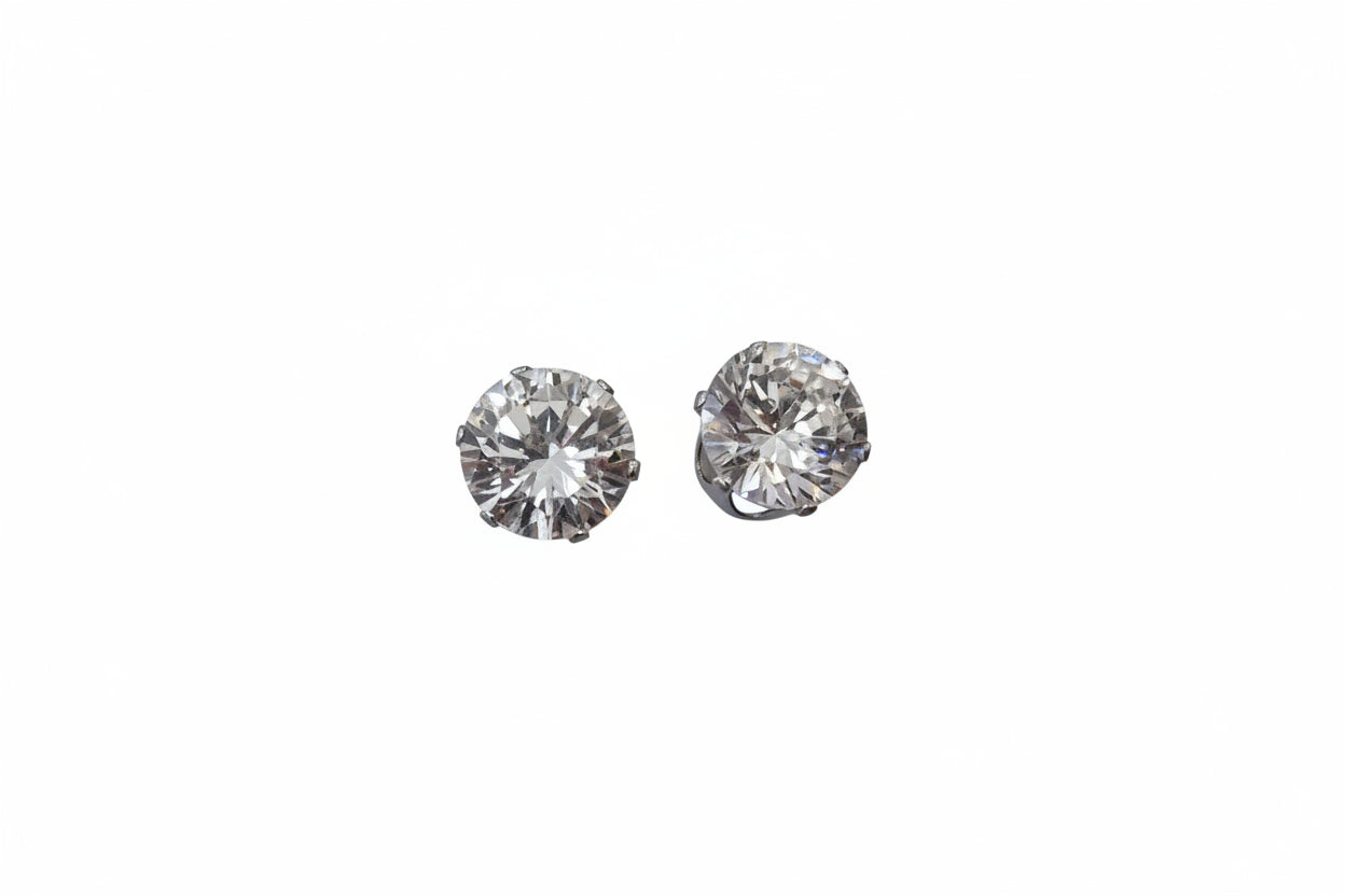10mm Premium 925 Sterling Silver VVS CZ