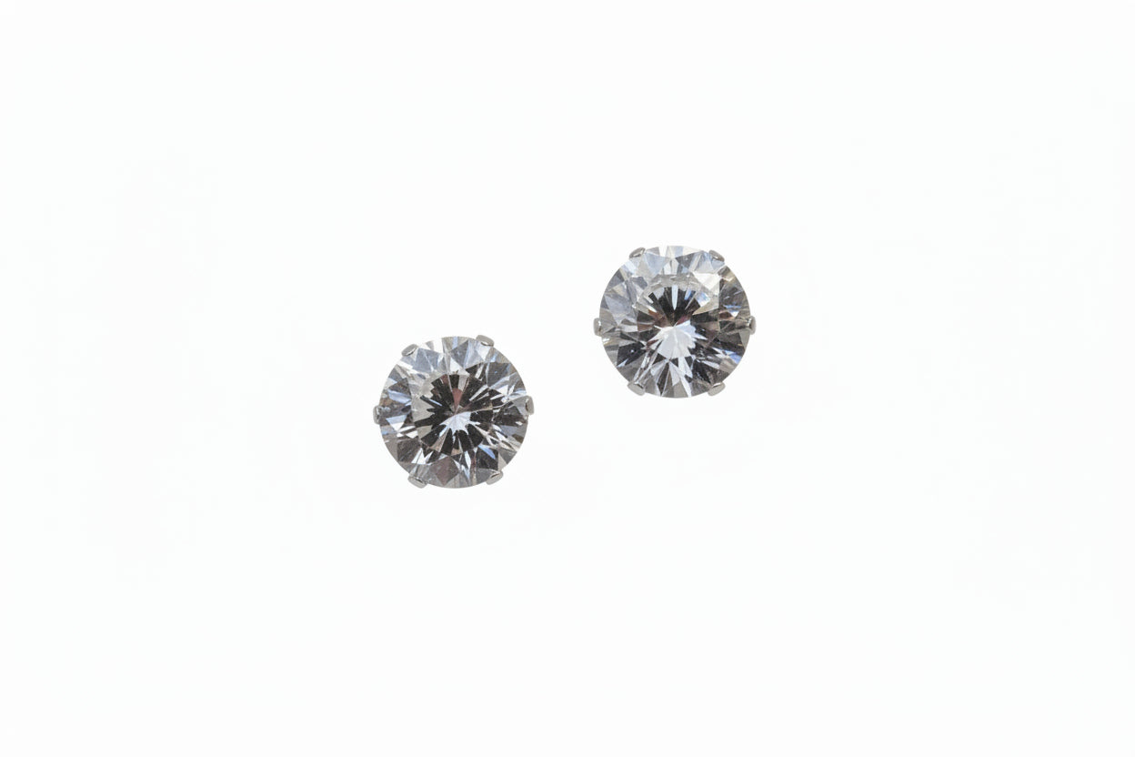 10mm Premium 925 Sterling Silver VVS CZ