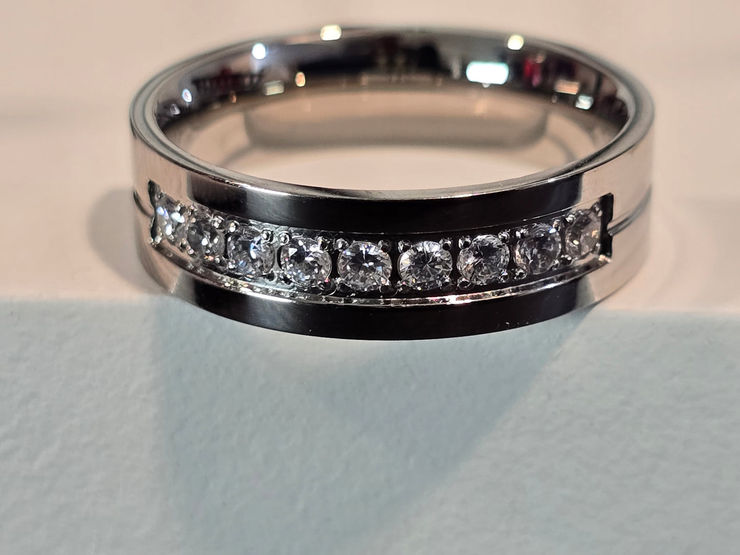 Qorn Luminary CZ Statement Ring — 316L Stainless Steel