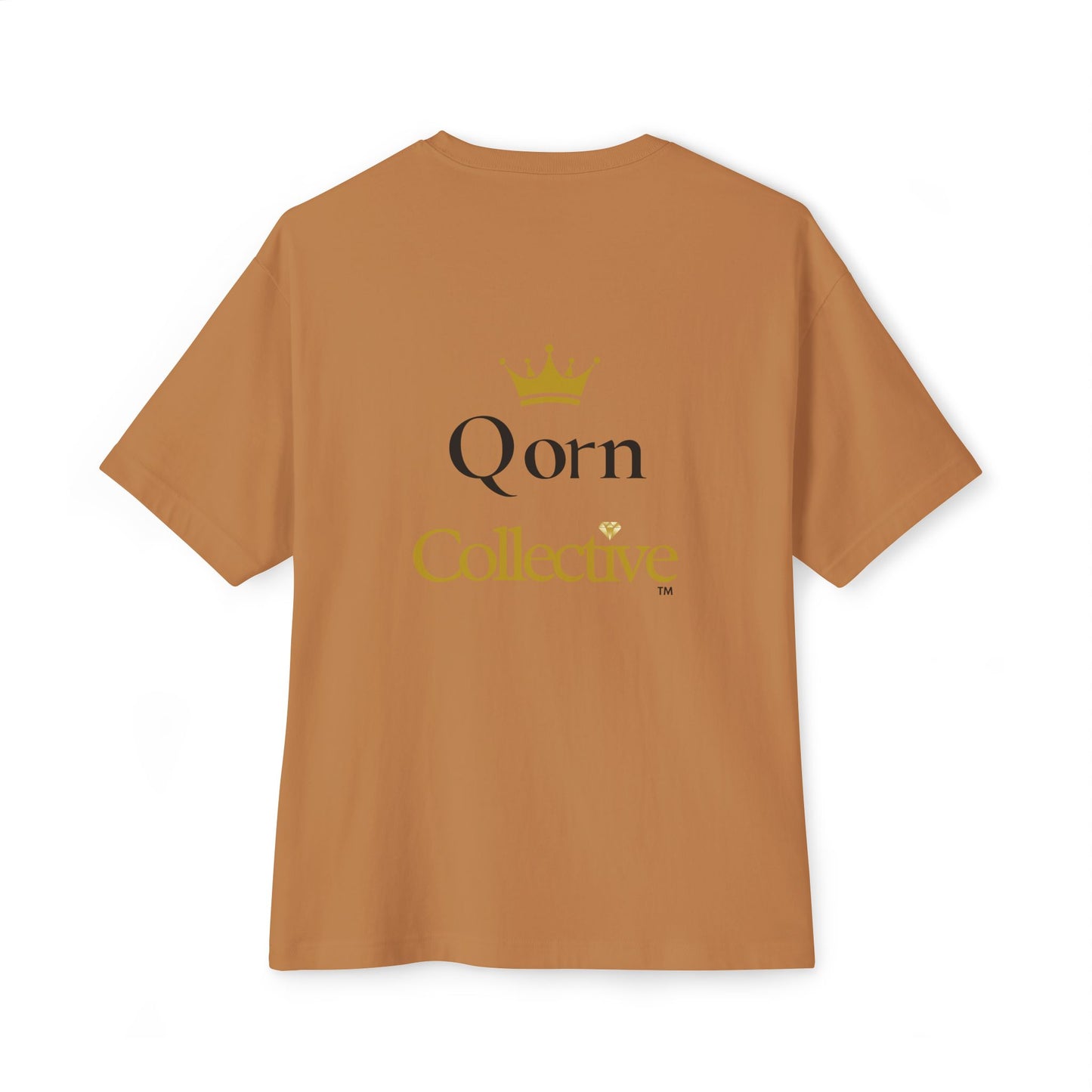Qorn Collective Crown Tee — Oversized Boxy Graphic T-Shirt