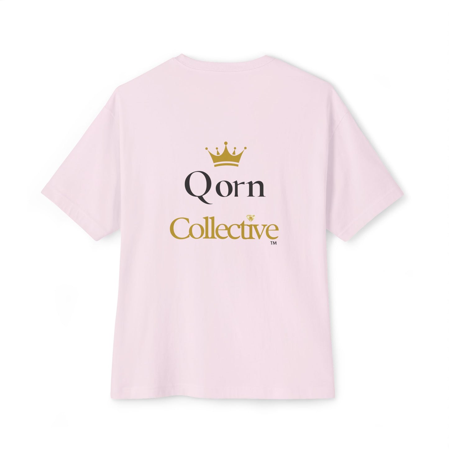 Qorn Collective Crown Tee — Oversized Boxy Graphic T-Shirt