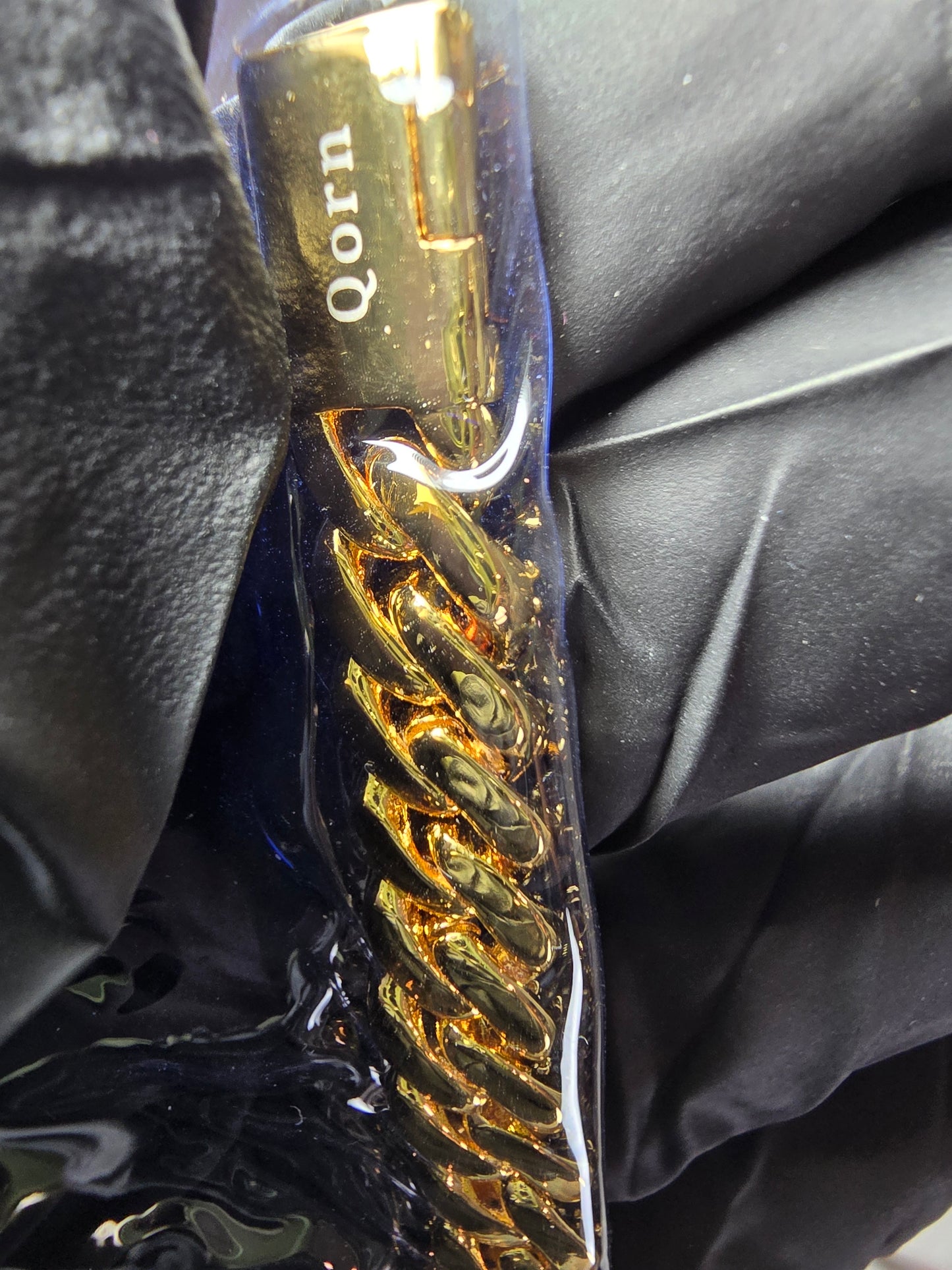 The Signture "Qorn"Essential 8mm Miami Cuban Iced-Out High Shine Bracelet 5X PLATING