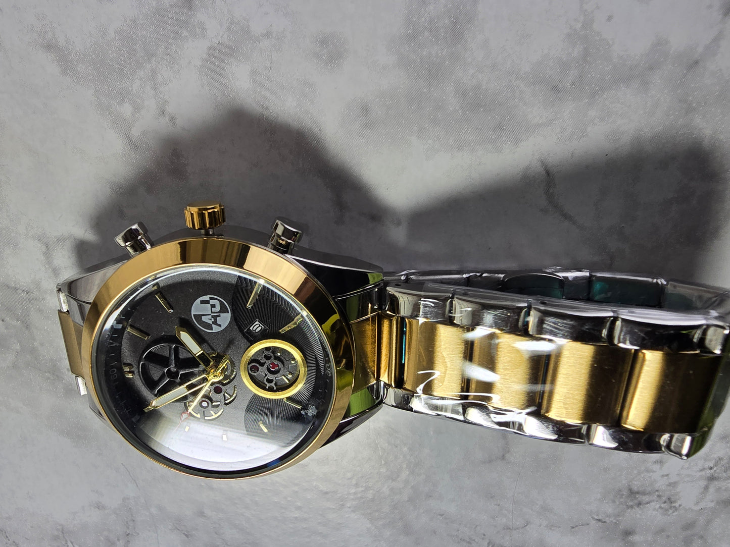 Executive 45mm Stainless Steel Chrono-Style Watch