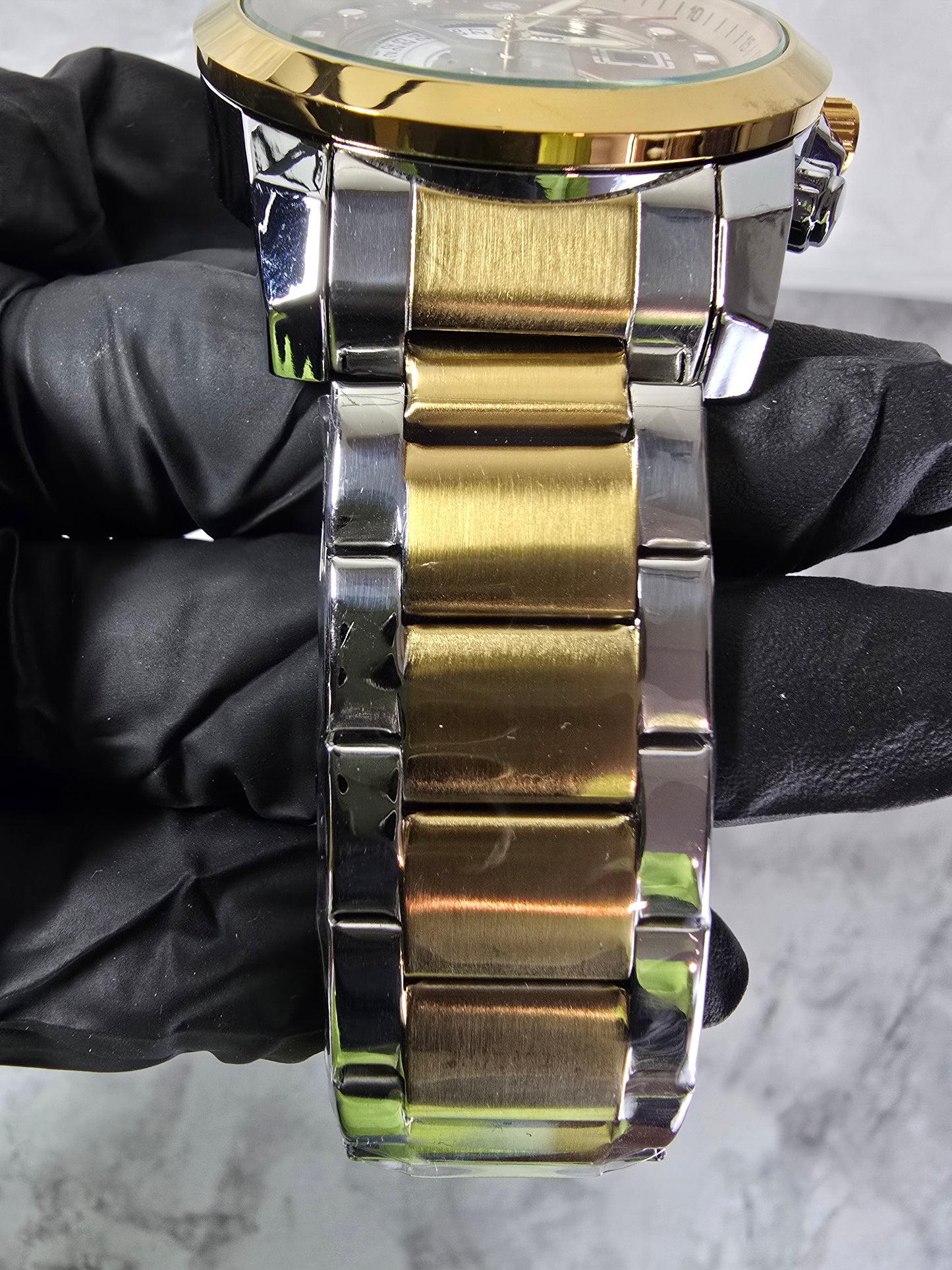 Modern Multi-Function 45mm Stainless Steel Watch