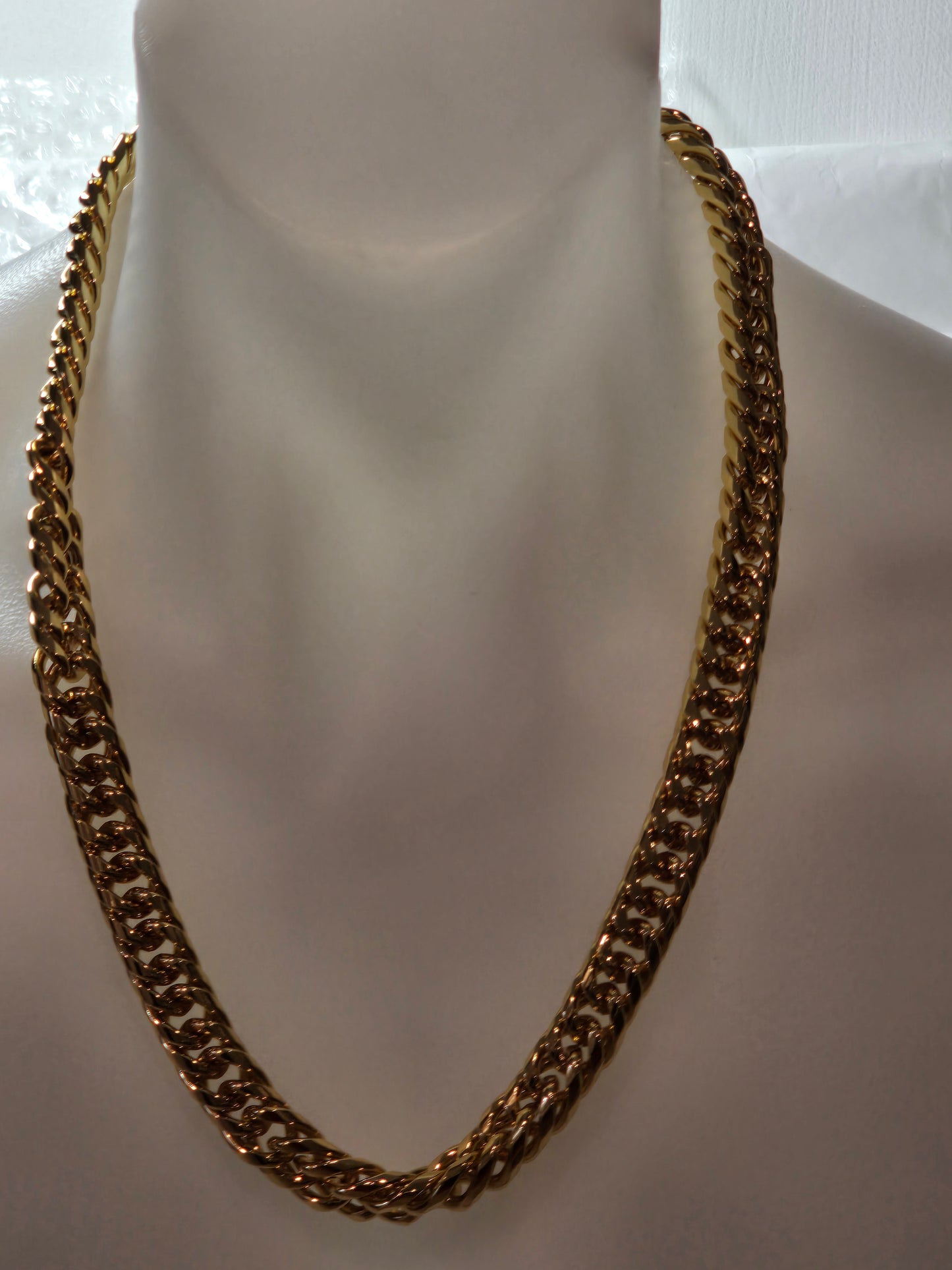 Bold 13mm Cuban Stainless Steel Chain Necklace - 20" (7.5 oz) - New & Tarnish resistance