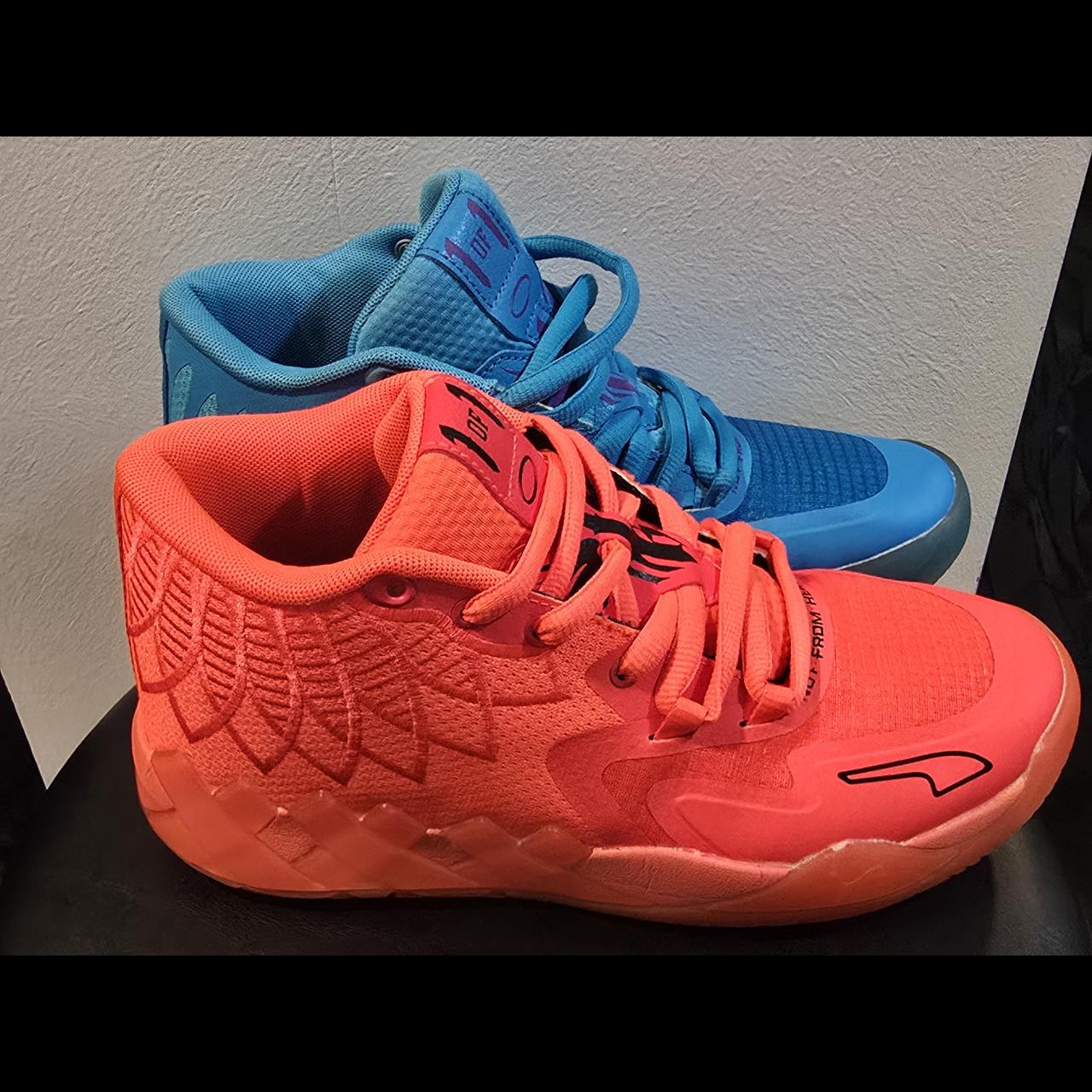 Puma lamelo Ball mb 0.1 multi color shoe. 6y(gs).Big Kids/Women. PRE-OWNED