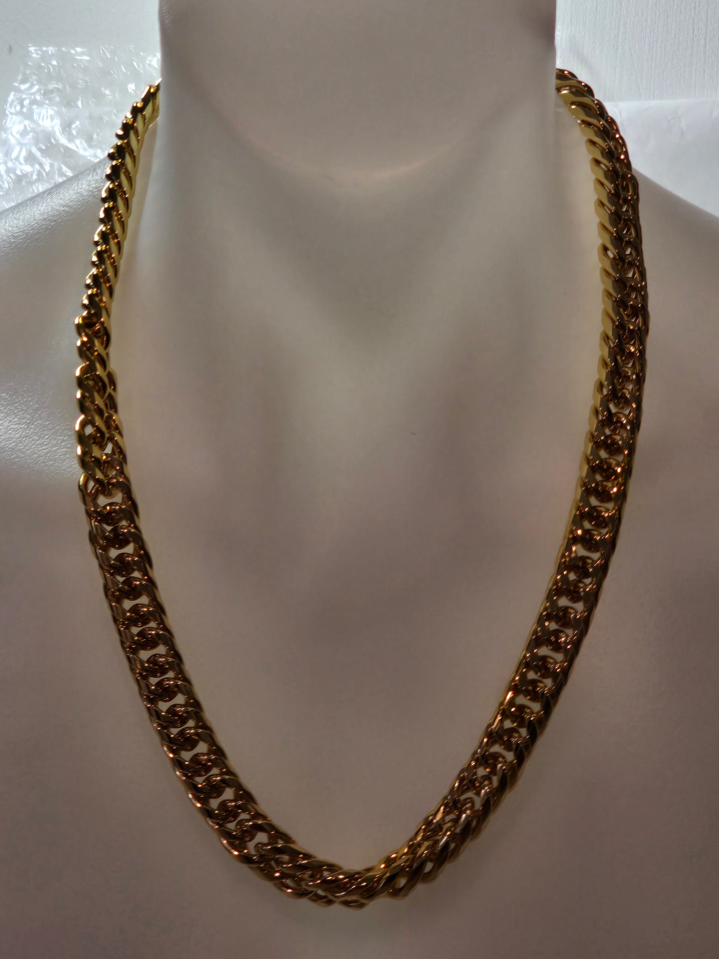 Bold 13mm Cuban Stainless Steel Chain Necklace - 20" (7.5 oz) - New & Tarnish resistance