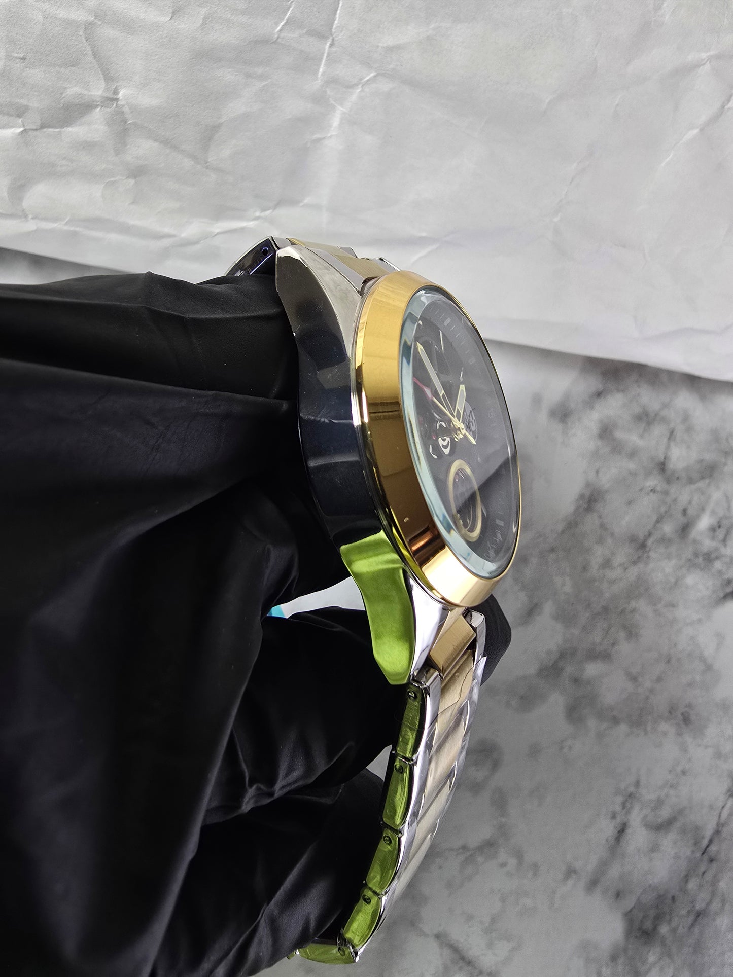 Executive 45mm Stainless Steel Chrono-Style Watch