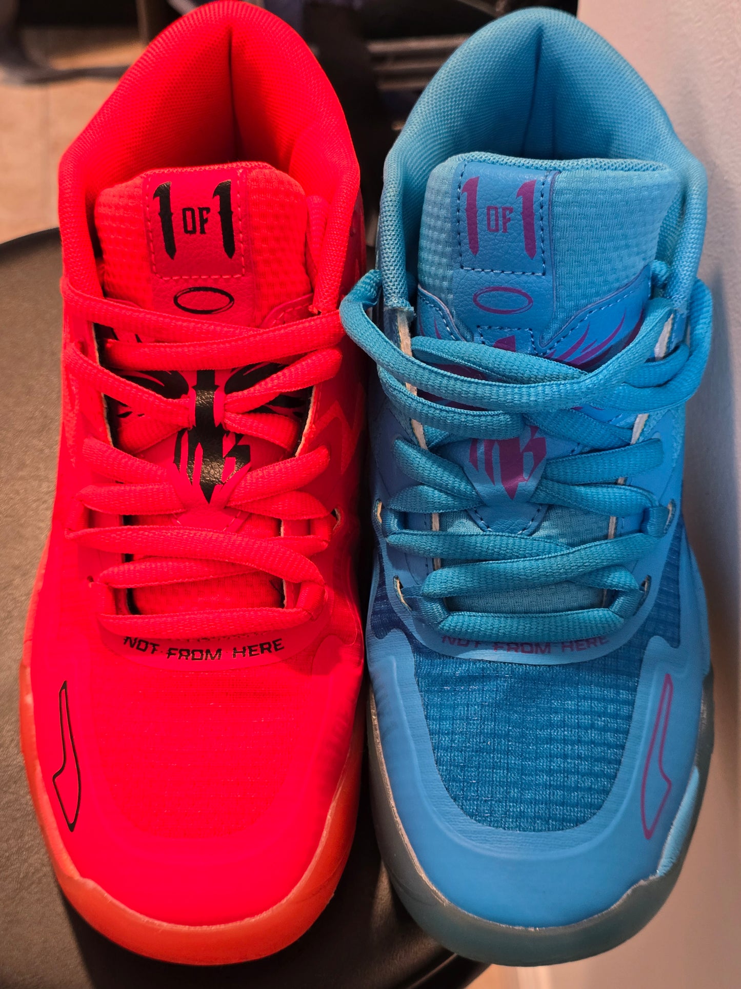 Puma lamelo Ball mb 0.1 multi color shoe. 6y(gs).Big Kids/Women. PRE-OWNED
