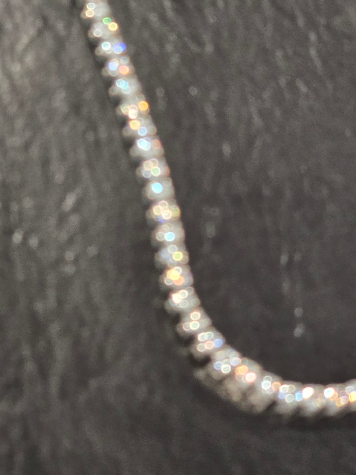 Qorn Signature Series 3mm Moissanite Tennis Chain (18") — Flawless FL D-Color 3EX