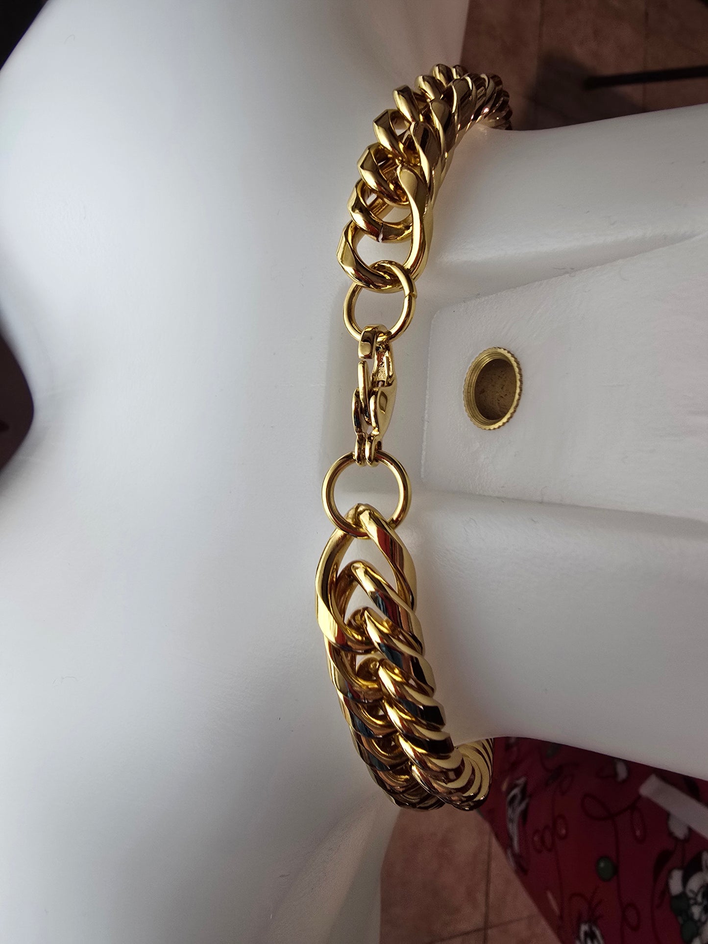 Bold 13mm Cuban Stainless Steel Chain Necklace - 20" (7.5 oz) - New & Tarnish resistance