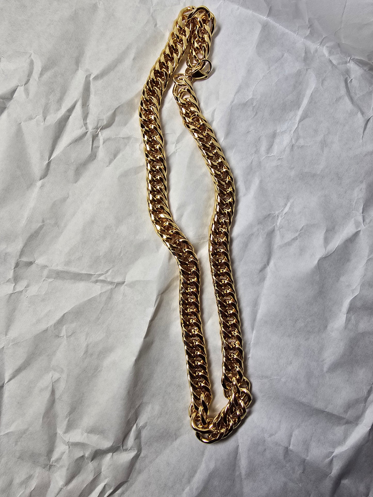 Bold 13mm Cuban Stainless Steel Chain Necklace - 20" (7.5 oz) - New & Tarnish resistance