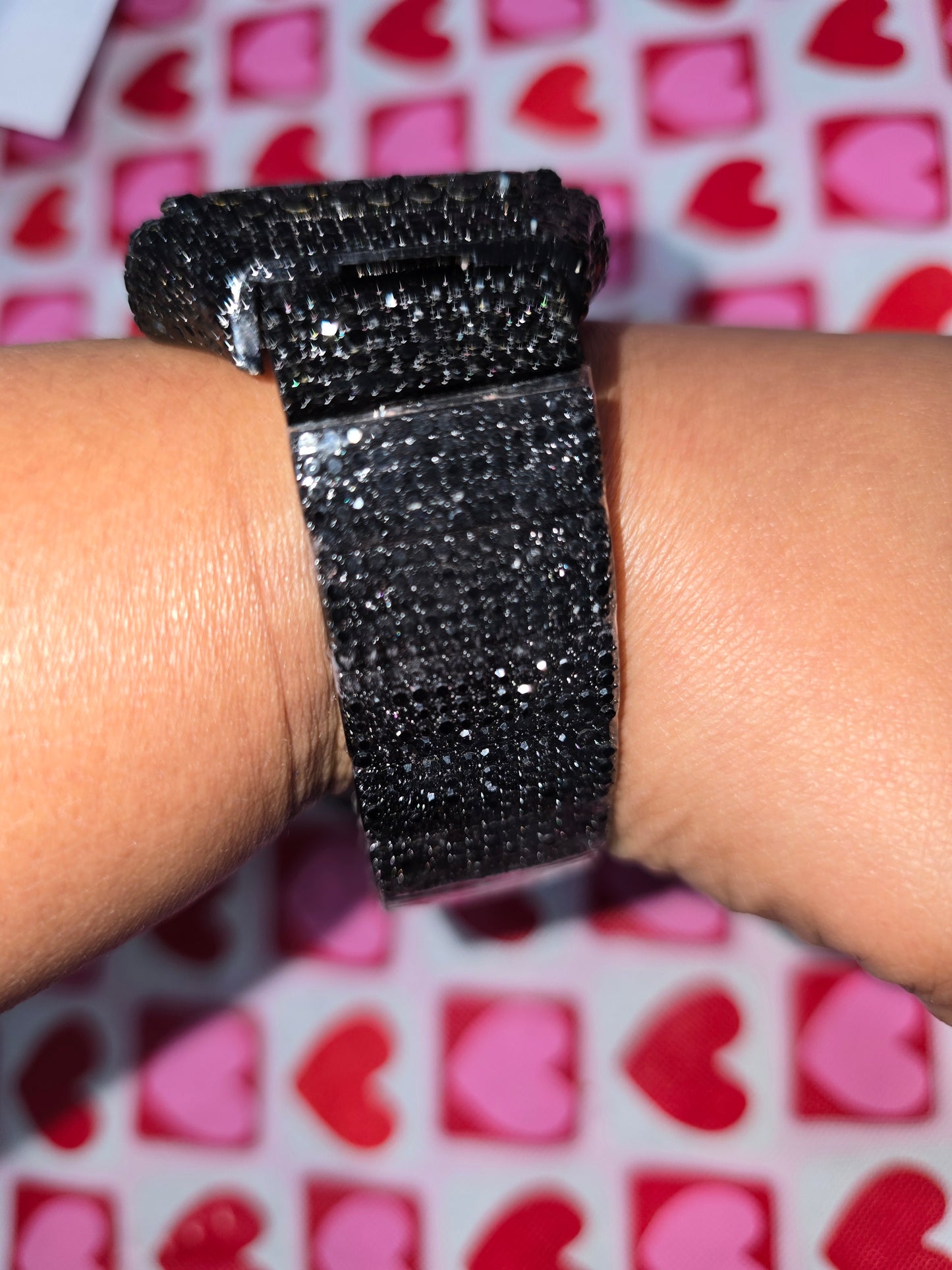 Black Iced Out 43m Vvs Timepeice Stainless Steel, Water-resistant Roman Numeral