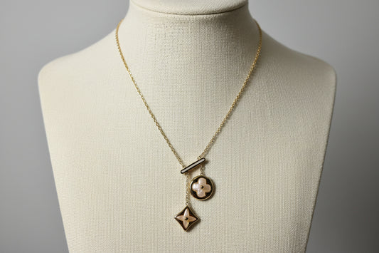 Clover Motif  adjustable Necklace | Premium Stainless Steel