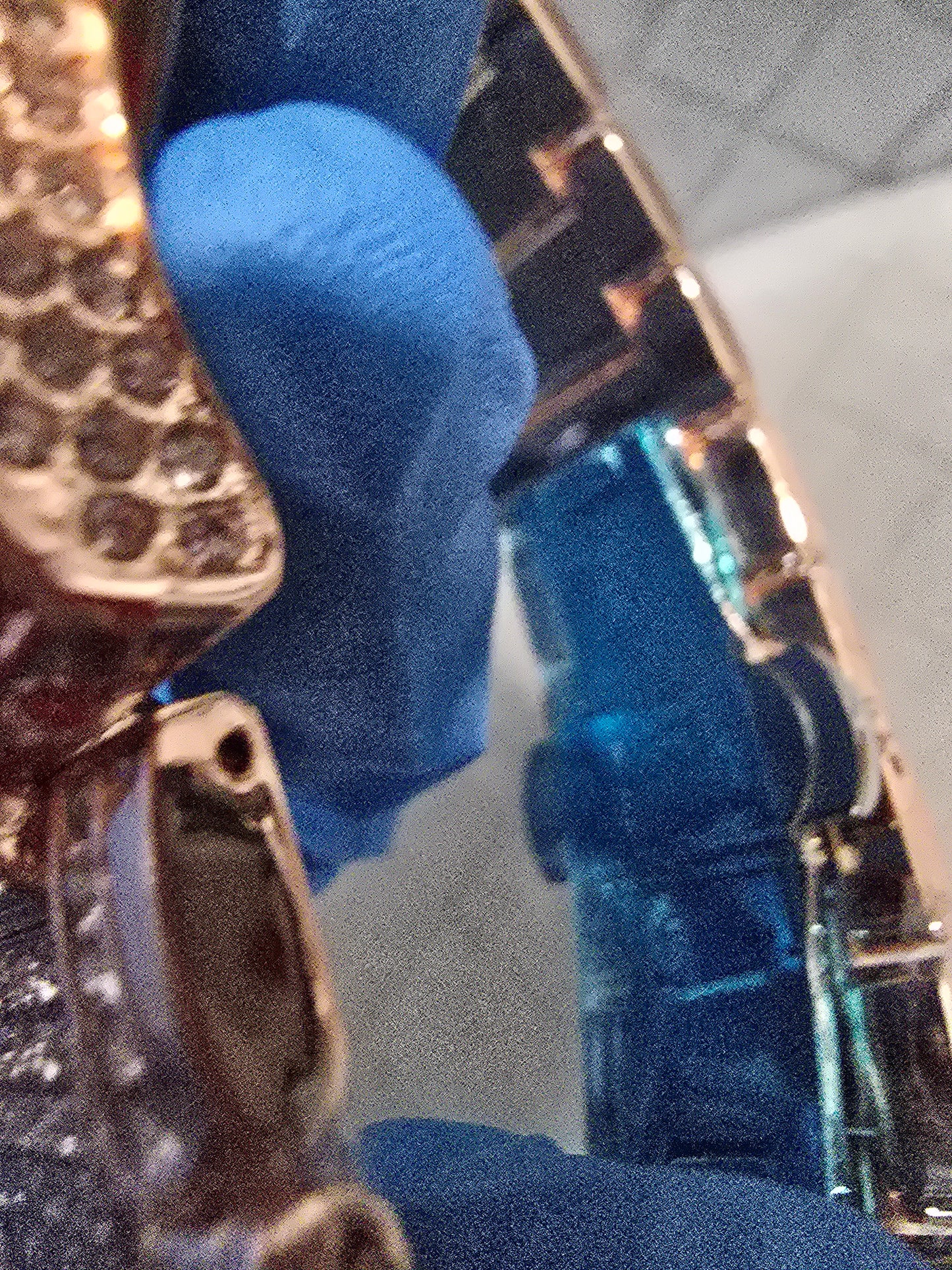 Bling Luxury Iced Out 45mm Rose Gold CZ Watch | Quartz Movement. CZ Flooded. SS
