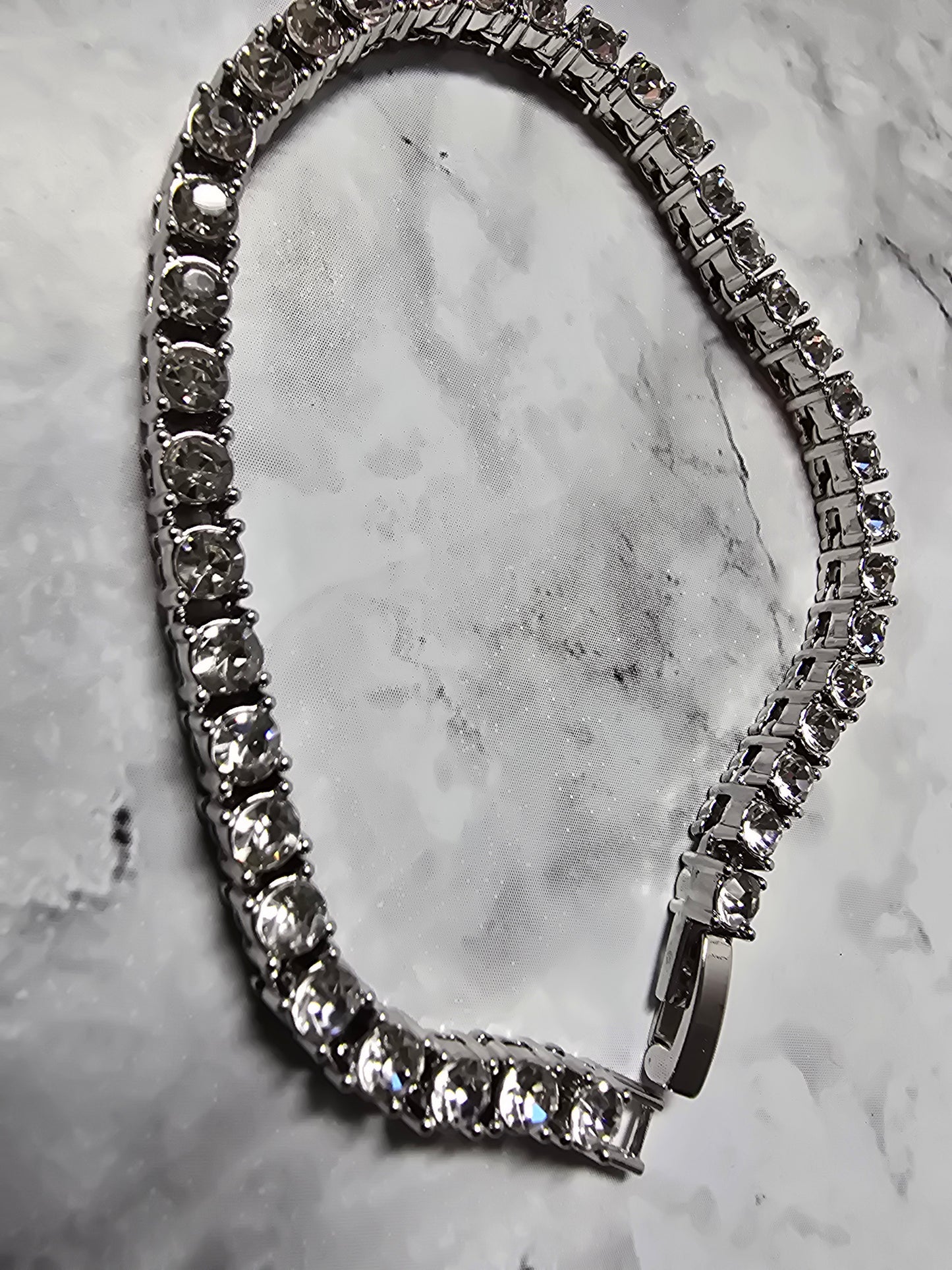 4mm Stainless steel tennis Bracelet