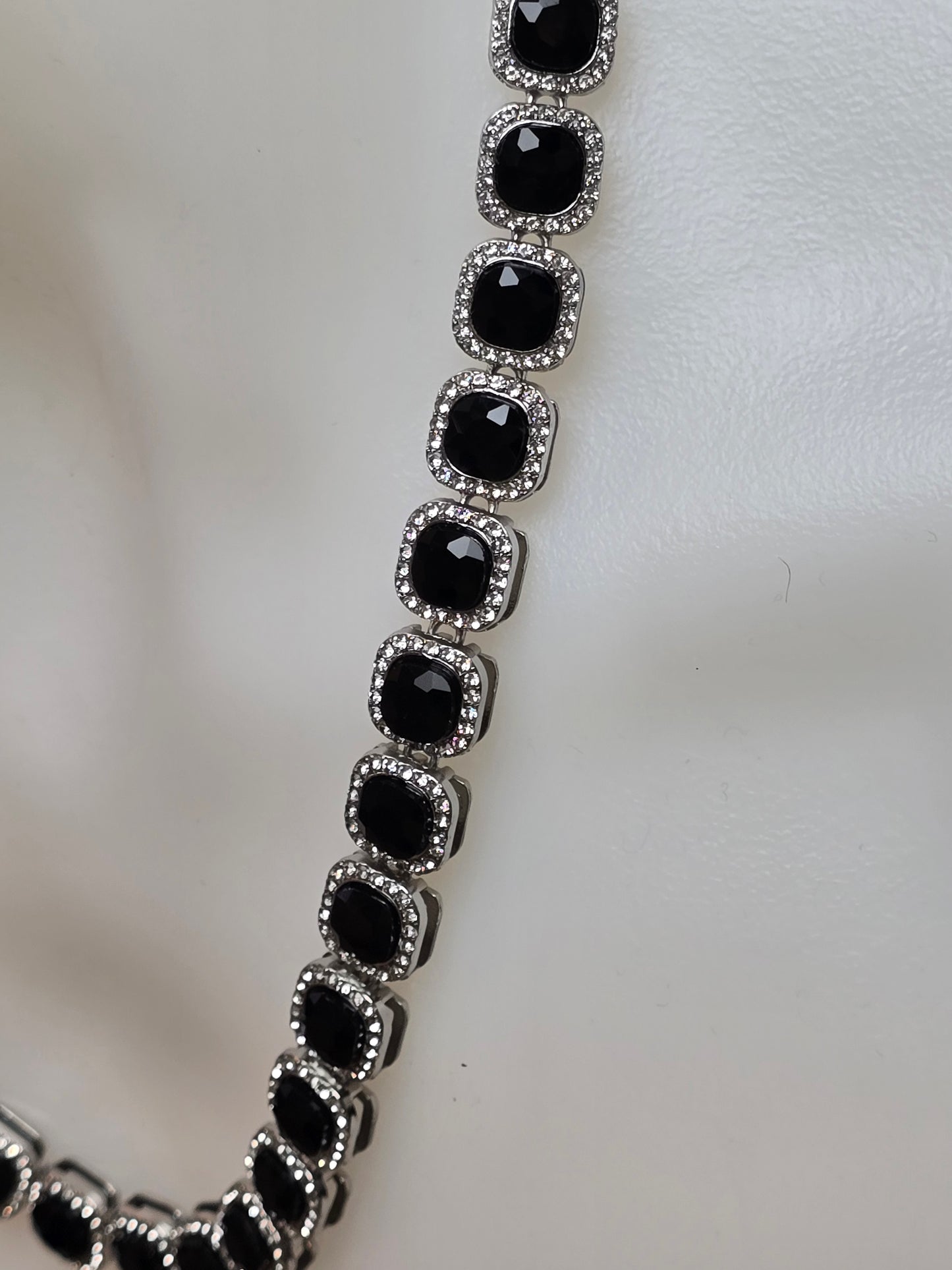 12MM Halo Cushion Cut Vibrant Tennis Necklace